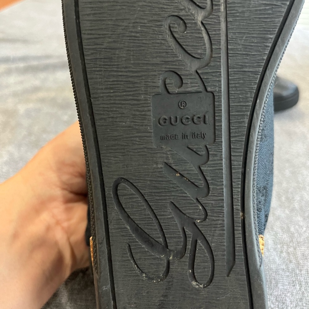 Gucci Black Canvas High-Top
Sneakers - Picture 7 of 7